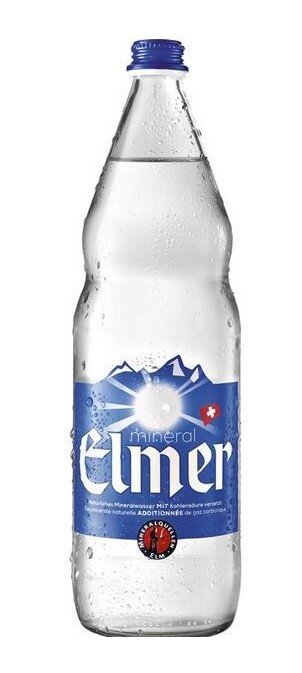 Elmer Mineral mit Co2 Glas 100 cl.   