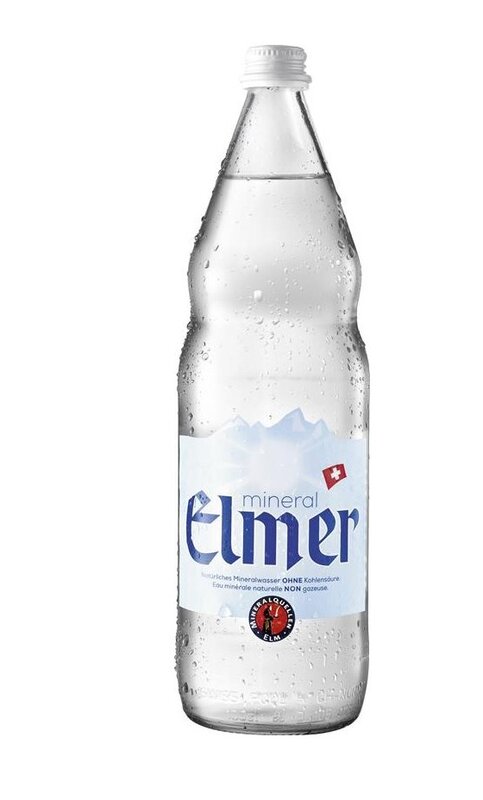 Elmer Mineral ohne CO2 Glas 100 cl.   