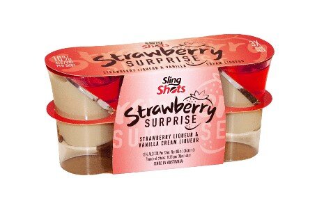 Sling Shots Likör Strawberry Surprise 3-EW 16% Vol. 3 cl. N 
DW7428/9240