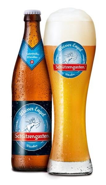 Weisser Engel Hefeweizenbier 20-Ha. 50 cl.   