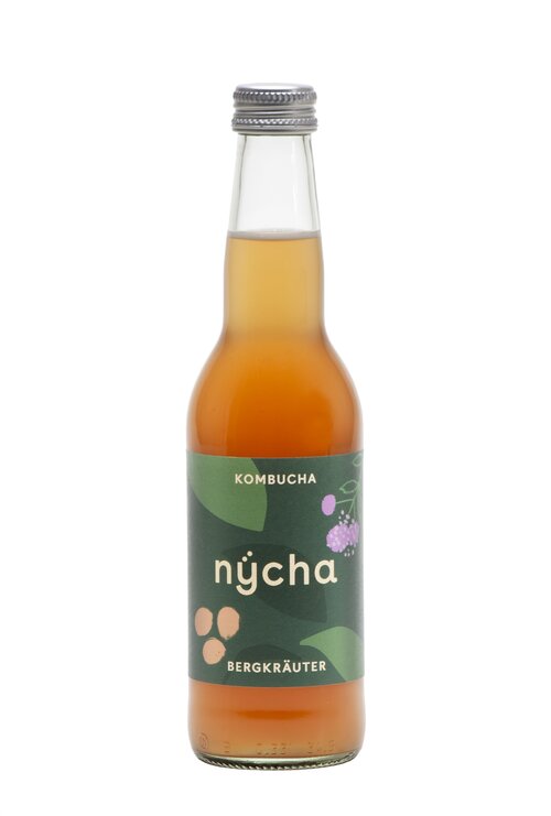 Nycha Kombucha Bergkräuter Bio 24-EW 33 cl. N