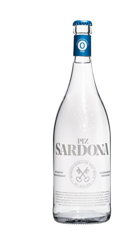 Piz Sardona Mineral ohne Co2 75 cl.   