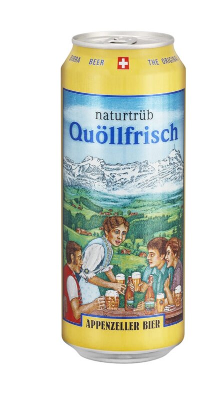 Appenzeller Quöllfrisch trüb 4x6-Dosen 50 cl. 