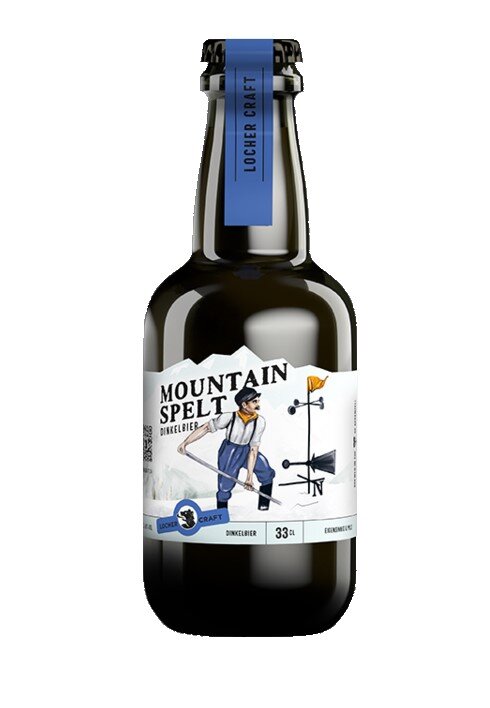 Locher Craft Mountain Spelt 10-Ha. 33 cl. 